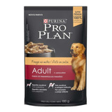 Alimento Pro Plan Optihealth Pro Plan Para Cão Adulto De Raza Todos Os Tamanhos Sabor Frango Ao Molho De 100 G