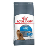 Alimento Royal Canin Feline Care Nutrition Light Para Gato Adulto Sabor Mix Em Sacola De 400g