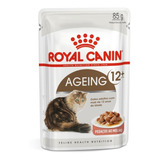 Alimento Royal Canin Feline Health Nutrition Ageing 12 Para Gato Senior Sabor Mix Em Saco De 85g
