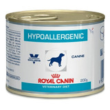 Alimento Royal Canin Veterinary Diet Canine Hypoallergenic Para Cão Adulto De Raza Todos Os Tamanhos Sabor Mix De 200 G