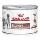 Alimento Royal Canin Veterinary Diet Canine Recovery Para Cão Adulto Todos Os Tamanhos Sabor Mix Em Lata De 195g