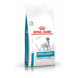 Alimento Royal Canin Veterinary Hypoallergenic Moderate Calorie Para Cão Adulto Todos Os Tamanhos Sabor Mix Em Sacola De 2kg