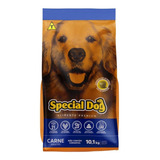 Alimento Special Dog Premium Para Cão Adulto Todos Os Tamanhos Sabor Carne Em Sacola De 10 1kg