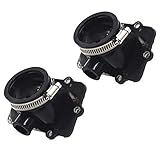 ALL CARB Conjunto Com 2 Botas De Coletor De Admissão De Carburador De Flange De Carburador Para Ski Doo 600 500 420867882 420867880