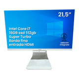 All In One Pc Computador Ssd 512gb 16gbram Intel Corei7 21.5