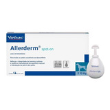 Allerderm 4ml 6 Pipetas Spot On Cães Acima 10kg Virbac