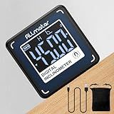 ALLmeter Caixa De Nível Digital Recarregável Transferidor De ângulo Medidor De Nível Inclinômetro Base Magnética Display VA Carregamento Tipo C IP54 Para Lâmina De Serra De Construção 