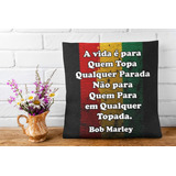 Almofada Bob Marley Reggae Jamaica Verde