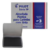 Almofada Carimbo Pilot N 3 Serie Tp Preta