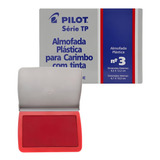 Almofada Carimbo Pilot N3 Série Tp Vermelha