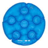Almofada Dágua Anti escaras Azul 45x45 Cm Prevenção De Upp