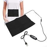 Almofada De Aquecimento Zjchao Almofada De Aquecimento De Barriga Elétrica Usb Carregamento Pano Aquecedor Almofada De Cintura Tapete De Aquecimento De Barriga Com 3 Níveis De