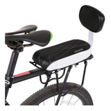 Almofada De Assento Traseiro De Bicicleta Encosto Descanso