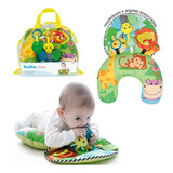 Almofada De Atividades Infantil Bebe Mordedor Brinquedo Buba