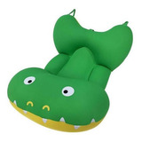 Almofada De Banho Para Bebê Jacaré Léo Baby Pil Cor Verde Jacará