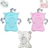 Almofada De Banho Para Bebê Universal Teu Baby Flutuante Boia Segura Infantil Anatômica Criança Banheira Azul Rosa -Azul-