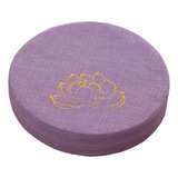 Almofada De Meditação Redonda Almofada Violeta Claro 10cm