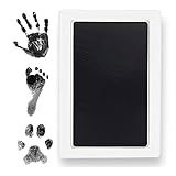 Almofada De Tinta De Toque Grande E Limpa Para Impressões De Mãos E Pegadas De Bebês Carimbo De Mão E Pé Infantil Sem Tinta Seguro Para Bebês Não Toca A Pele Memória Perfeita