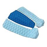 Almofada De Tração Para Prancha De 3 Peças Almofadas De Deck Para Esteira Acessórios De Deque Almofadas De Cauda Para Skimboarding Placa De Azul