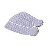 Almofada De Tração Para Prancha De 3 Peças Almofadas De Deck Para Esteira Acessórios De Deque Almofadas De Cauda Para Skimboarding Placa De BRANCO