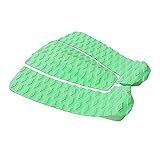 Almofada De Tração Para Prancha De 3 Peças Almofadas De Deck Para Esteira Acessórios De Deque Almofadas De Cauda Para Skimboarding Placa De VERDE