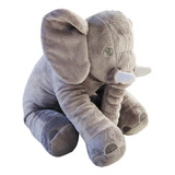 Almofada Elefante Cinza Com Azul Travesseiro