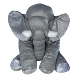 Almofada Elefante Travesseiro Pelúcia 60cm Anti alérgico