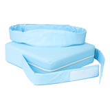 Almofada Elevação Assento Criança Impermeável Azul Bebe