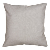 Almofada Em Linho Areia Bege Creme Sem Estampa Lisa 45x45