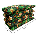 Almofada Estampada P Poltronas Sofá Ou Cadeira Bambu Vime