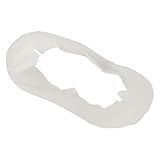 Almofada Facial VR Com Bloqueador De Luz Capa Facial VR De Silicone Ecologicamente Correta Lavável Totalmente Selada à Prova De Suor Para Entretenimento Cinza 