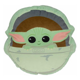 Almofada Formato Baby Yoda Nave Zona Criativa Cor Colorido