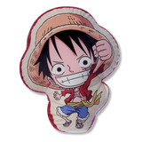 Almofada Formato Monkey D Luffy   One Piece   Kawaii Cor Colorido