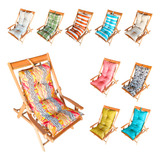 Almofada Futon P Cadeira Espreguiçadeira Praia Lazer T95x50