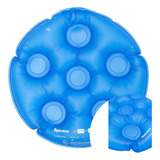 Almofada Gel Redonda Caixa De Ovo Anti escaras Aquasonus
