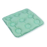 Almofada Ortopédica Cx Ovo Quadrada Gel Clínico Antiescaras Cor Verde claro