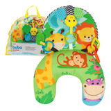 Almofada Para Bebe Atividades Bruços C Brinquedo Mordedor