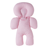 Almofada Para Bebê Conforto Universal Coração Rosa