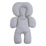 Almofada Para Bebê Conforto Universal Zig Zag Cinza