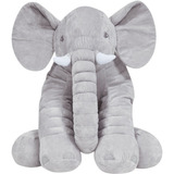 Almofada Pelúcia Travesseiro Elefante Gigante Bebê Buba