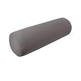 Almofadão De Yoga Bolster Cilíndrico Cinza AYAM SPORTS