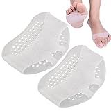 Almofadas De Metatarso Almofadas De Proteção De Silicone Para Amortecimento De Pés Separador De Dedo Invisível Almofadas De Salto Alto Para Mulheres Saídas Trabalho Compras Atendimento A