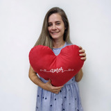 Almofadas Decorativas De Coração Presente Dia Dos Namorados