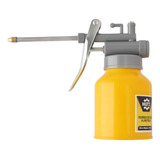 Almotolia Metal 250ml Bomba Óleo Bico Rígido Profissional