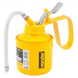 Almotolia Metálica 250ml Bico Flexível Bomba P Óleo Vonder