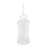 Almotolia Plástica 500 Ml Branca Bico Reto Cx C 10 J prolab