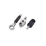 Alnicov Kit De Pedal De Pedal De Bumbo Para Conjunto De Bateria Conjunto De Came De Mola Acessório De Peças De Bateria Com Mola E Tensor