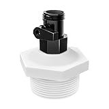 Alocs Adaptador De Mangueira De Drenagem De Piscina De 3 8 Cm Com Mangueira De Jardim De Plástico De 3 10 2 Cm Válvula Esférica De Desligamento Para Bomba De Depósito E Adaptador De Mangueira De