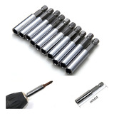 Alongador Porta Bits Magnético 60mm Com 10 Peças