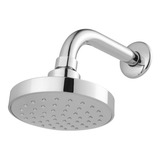 Alpha Hidrometais Ducha Chuveiro Aquecedor Solar Gás Slim Flex Redondo Inox Acabamento Cromado Cor Prateado